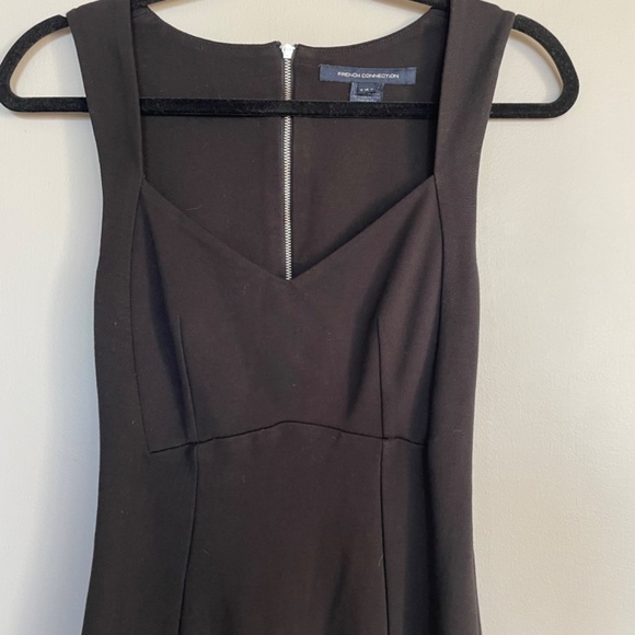 FRENCH CONNECTION Black Mini Dress size 4 - Picture 4 of 7